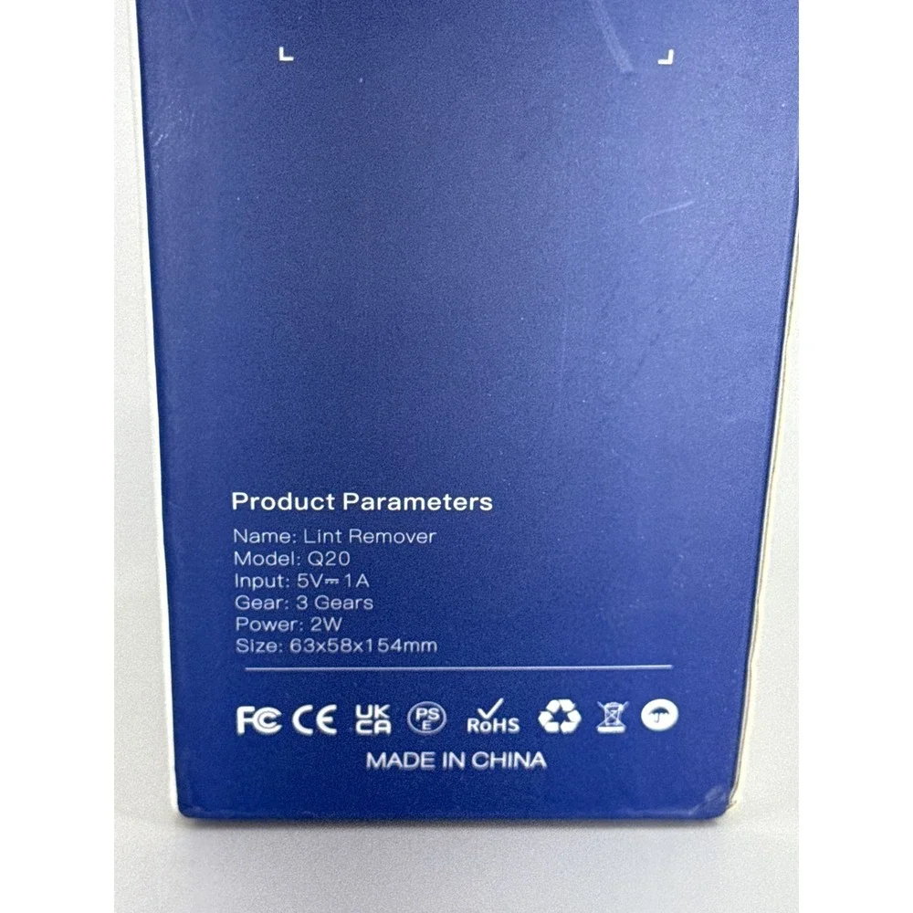 Lot of 14 Q20 Portable Electric Lint Remover Blue Plastic Fabric Shaver